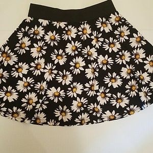 Sunflower skater skirt